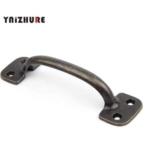 121*33mm 1Pcs Antique Zinc Alloy Drawer Handle,Vintage Wooden Box,Cabinet Cupboard Storage Box Handle,Bronze Tone Hardware