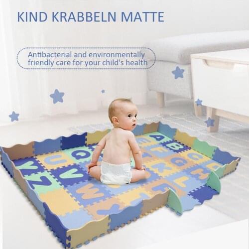 54Pcs Kids Toys EVA Childrens mat Foam Carpets Soft Floor Mat Puzzle Baby Play Mat Floor Developing Crawling Rugs With Fence