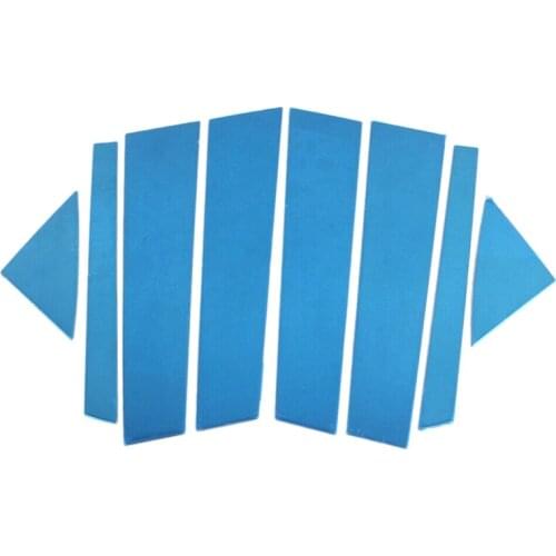 8Pcs Car Window Center Pillar Car Window B-Pillar Decoration Sticker for Volvo XC40 2019 2020