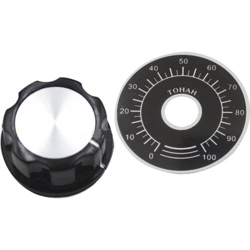 Free shipping 10PCS A03 dial knob + MF-A03 bakelite knob distribution Locator scale film / digital scale sheet