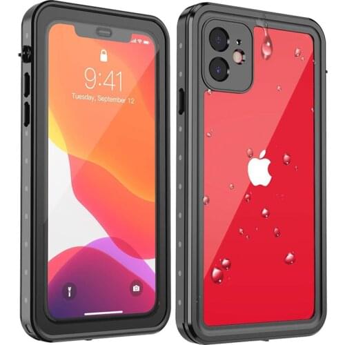 Sealed Diving Phone Case Waterproof Anti-drop Protective Cover Transparent TPU Shell For iPhone 11 12 Pro Max X XS XR