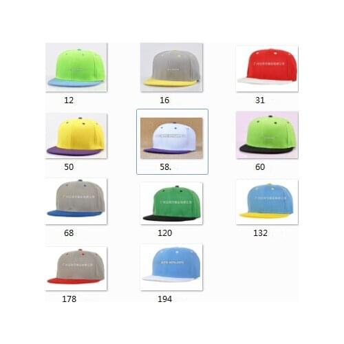 Hip Hop Bone Hot Sale Bboy Style Unisex Baseball Cap Blank Plain Snapback Adjustable Hats Mix Colors Wholesale gorra snap back
