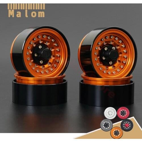 CNC Anodize Metal 1.9" Clamp Ring Beadlock Wheels Rim for 1/10 RC Crawler Axial SCX10 CAPRA WRAITH Traxxas TRX4 TRX6 Tamiya