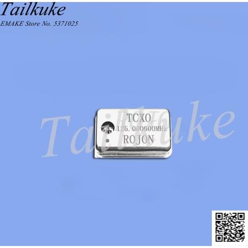 Tcxo High Precision Temperature Compensated Crystal Oscillator Rojon 125MHz 0.1ppm High Stability Clock