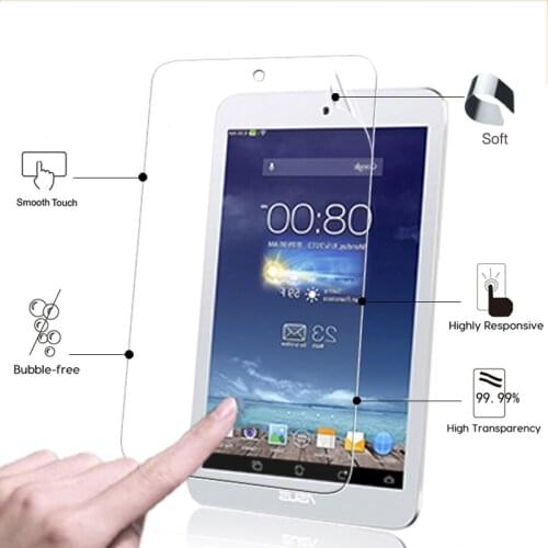 Best premium Clear Glossy screen protector film For Asus Memo Pad 8 ME180A 8.0" tablet front HD lcd screen protective films