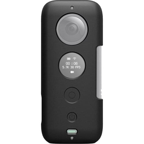 Soft Silicone Case for Insta360 ONE X Action Camera Protective Cover Case with Lens Cover