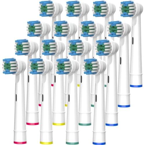 16×Replacement Brush Heads For Oral-B Electric Toothbrush Fit Advance Power/Pro Health/Triumph/3D Excel/Vitality Precision Clean