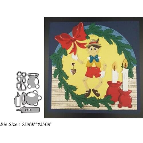 New Dies For 2020 Candle holder Metal Cutting Dies Embossing Scrapbooking Stencil Craft Cut Dies For DIY Card Handmade