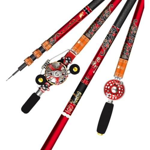 Hollow Rod 4.5m 5.4m 8.1m 9.0m Super Hard Positioning Taiwan Fishing Oltas Carbon Fiber Carp Fishing Peche Fishing Vara De Pesca