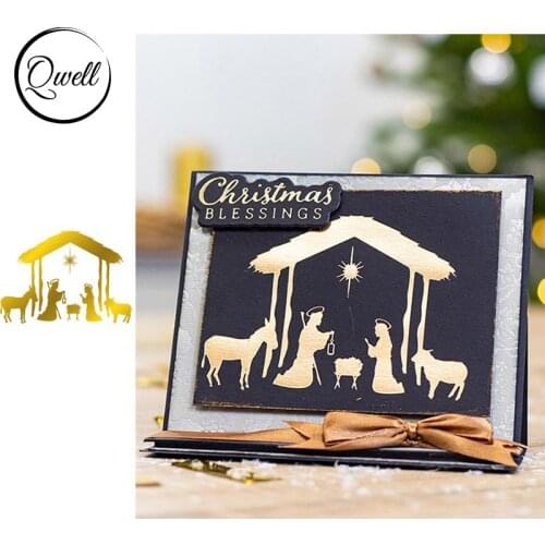 QWELL People Hot Foil Plate for Scrapbooking and Cards Making Paper Craft New 2019 die