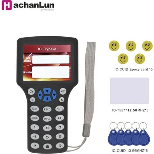 RFID Smart Card Writer IC/ID Full Frequency Encryption Decryption Replicator CUID Card Reader FUID Copier Tag Duplicator
