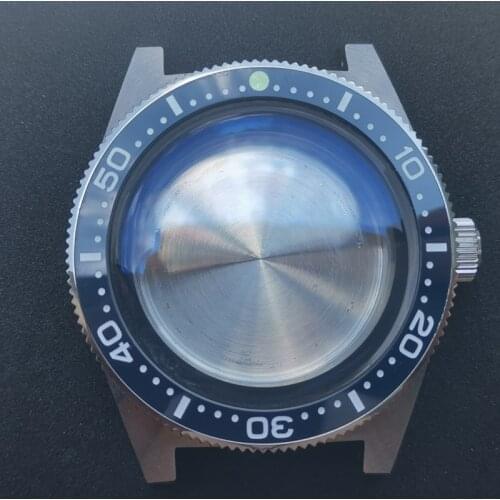 Solid Sapphire Crystal 62MAS Watch Case Ceramic Bezel 300M Water Resistance Case Suitable For NH35A/NH36A Automatic Movement