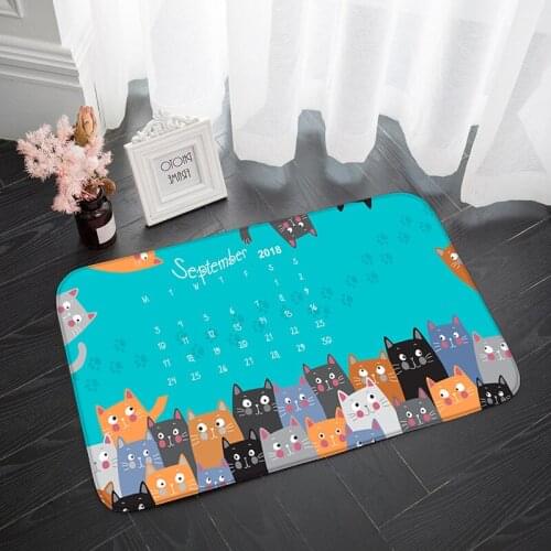Lovely Animal Pattern Bedroom Entrance Doormat Home Decor Balcony Floor Mat Small Living Room Carpet Non Slip Kitchen Floor Mats
