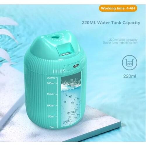 Cute Cat Shape Humidifier USB Charging Mute Mini For Car Household Bedroom Aroma Diffuser Atomizer Air Purifier