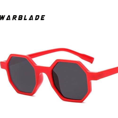 WarBLade 2019 New Octagon Square Sunglasses Women Brand Designer Polygon Sun Glasses Vintage Couple Sexy Cute Glasses