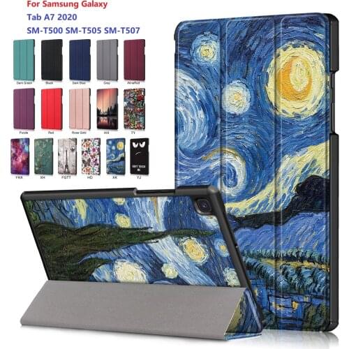 Ultra thin Cover for Samsung Galaxy Tab A7 10.5 2020 T500 T505 Case Magnetic Stand Cover Funda For samsung Tab A7 case sm-t500