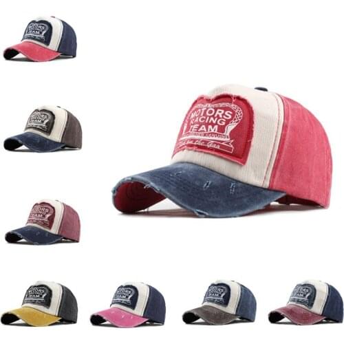 Hot Washed Vintage BasebaIl Cap Trucker Snapback Hat Sport Summer Cap Hip Hop Fitted Cap Hats For Men Women Visor Protection Hat