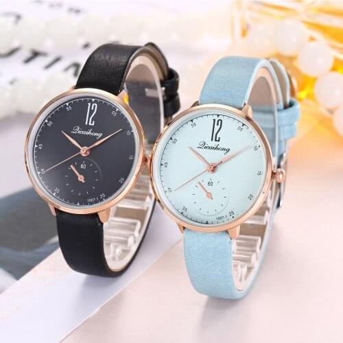 2021 New Watch Women Fashion Casual Leather Belt Watches Simple Ladies' Small Dial Quartz Clock Dress Wristwatches Reloj mujer