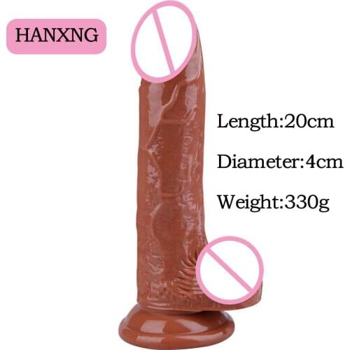 20cm Length Dildofor women Large Dildos Realistic Penis Women Dildosex Toy Suction Cup G Spot Anul Stimulate 18 Sex Toys