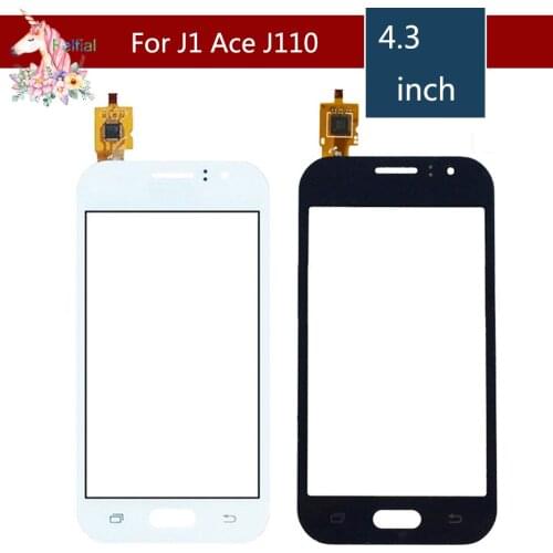 10pcs/lot For Samsung Galaxy J1 Ace J110 J110H J110F J110FM Touch Screen Panel Sensor Digitizer Outer Glass Lens Replacement