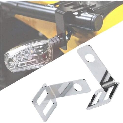 2PCS Rear Mounting Lamp Holder Lamp Bracket Universal Easy Install Cycling Motorcycle Turn Signal Light Stable Mounting Brackets