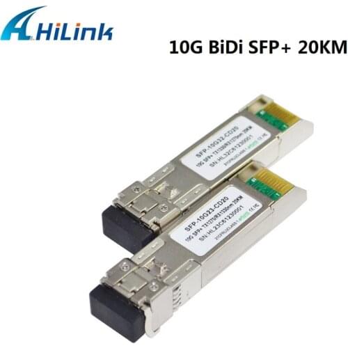 5Pairs 10G WDM SFP+ bidi T1270/R1330nm T1330/R1270nm 40km/20KM/60KM BIDI SFP