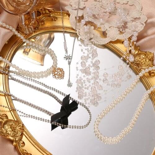 Gold Silver Color Chain Pendant Butterfly Necklace for Women Layered Charm Choker Necklaces Boho Beach Jewelry Gift Cheap