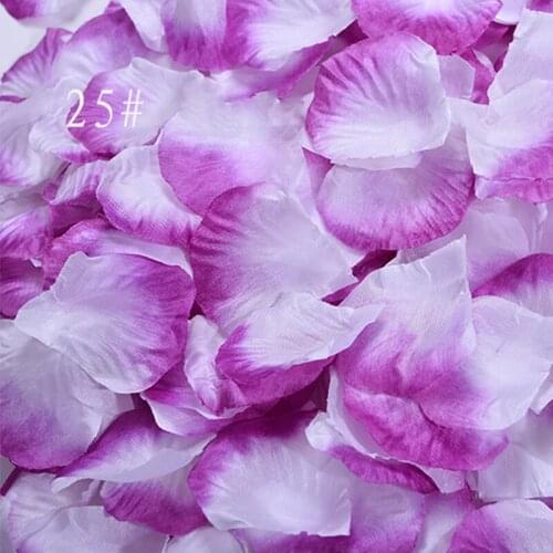 Color Mixture Room Fake Flora 1000 pcs/lot Rose Petals Artificial Flowers DIY Wedding Decor Table Decor bruiloft decoratie T221