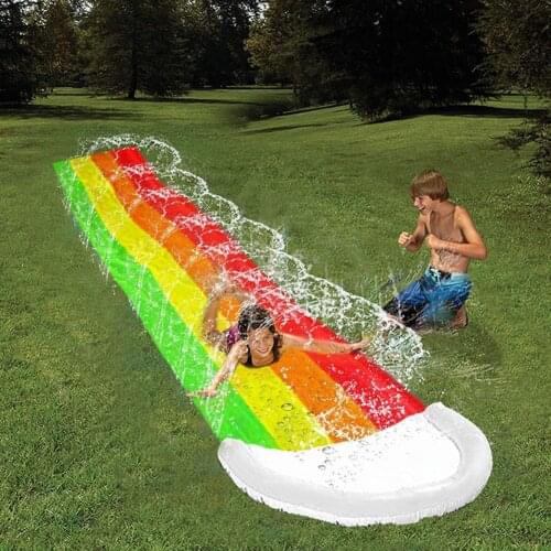 Children Water Slide Pools Inflatable Sprinkler Kids Summer PVC Outdoor Toys Water Slide Toys Summer Water Play Toys