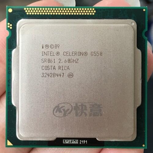 Intel G550 Desktop CPU 2.6GHz L3 2MB/5.0GT/s processor LGA 1155 1155pin processor