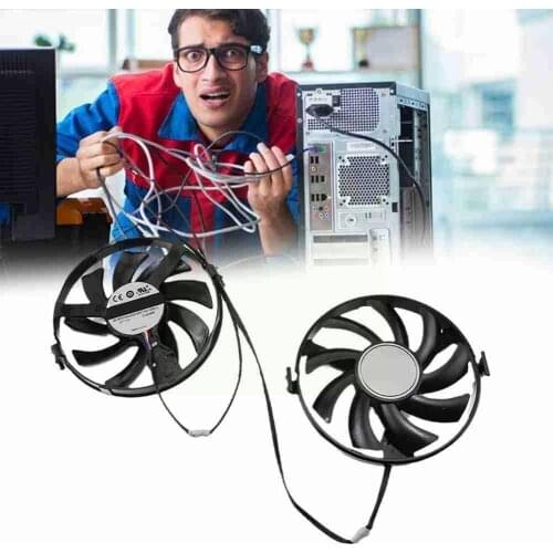 GPU VGA Cooler Model Is FDC10H12S9-C Cooling Fan For XFX Replacement Fan 380X R9 380 370 R9 R9 360 A Graphics 370 Card R7 A K3I2