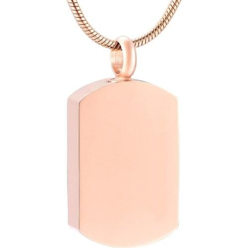 IJD9118 Wholesale Cheap Price!!! Stainless Steel Dog Tag Cremation Jewelry Pendant Urn Necklace Keepsake Memorial Ash Holder