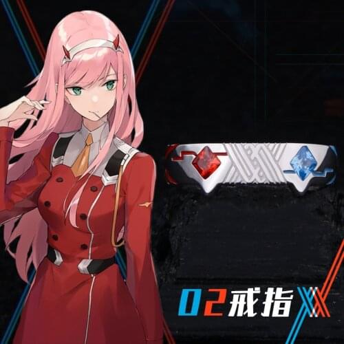 DARLING in the FRANXX 02 Anime Red & Blue 54mm USA Size #7 Cosplay Prop Daily Cos Gift N1