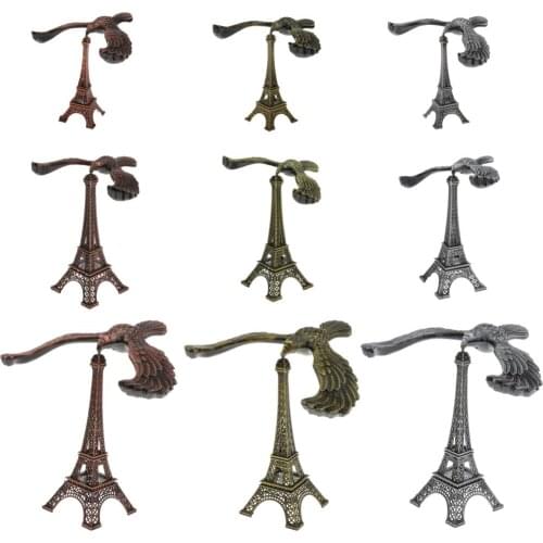 Creative Iron Tower Balance Eagle Model Figurine Home Office Decoration Kids Teens Toy DIY Crafts