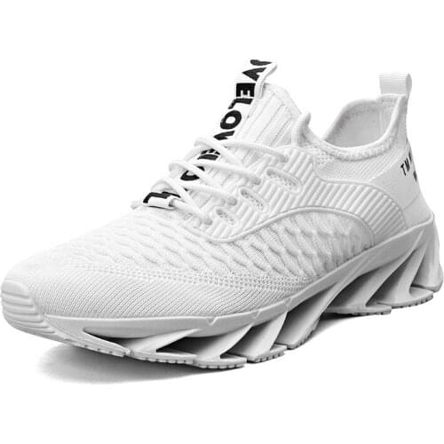 New Arrival Blade Sneakers Men Breathable Mesh Casual Mens Shoes Lace Up Shoes Man Original Comfortable Running Tennis 44 45