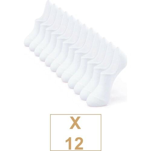12 Pairs Women and for Men Unisex Breathable Sports socks Solid Color Boat Comfortable Cotton Ankle Socks Wholesale