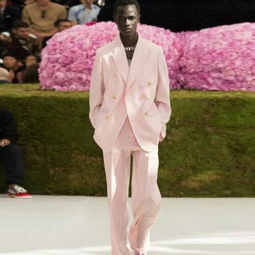 Wide Peaked Lapel Prom Suits Men Wedding Suits Groom Wear Jacket Man Blazers Slim Fit Terno Masculino Costume Homme 2Pieces