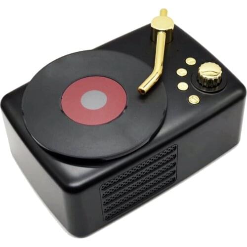 Portable Bluetooth5.0 Speaker Retro Mini Portable Wireless Bluetooth Speaker Radio Usb/Tf Card Music Player Hifi Subwoofer