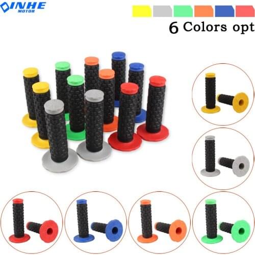 Handle Grip Motorcycle Handlebar Grip Protaper Dirt Pit Bike Motocross 7/8" Rubber Gel Hand Grips Brake Hands 6 Colors