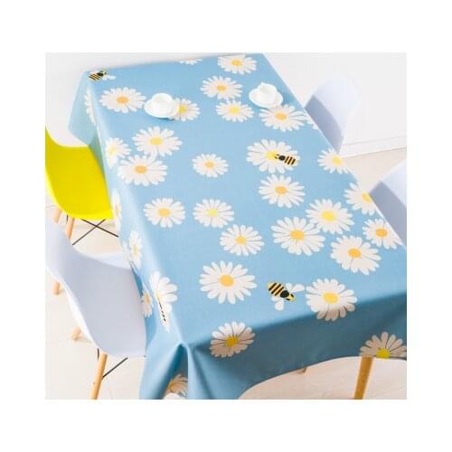 Modern European style coffee table cloth linen tablecloths cover towels thick rectangular antependium decoration bee