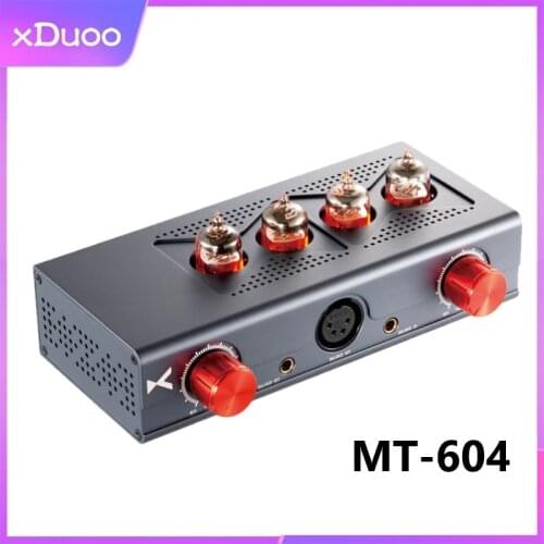 XDUOO MT-604 Balanced Tube Headphone Amplifier 6J1 Pre-amp XLR/4.4MM Balanced Input/Output Tube + Transistor Hybrid Amplifier