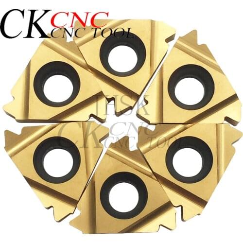 10pcs 16ER 1.0ISO SMX30 16ER1.0ISO Carbide Thread Inserts turning tools For Threading cutter lathe Tool 16ER thread blade