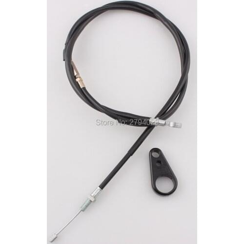 Free Shipping New 73" Steel Clutch Cable Line+Handlebar Frame Clamp Fits For Harley Sportster Iron 883 1200 XL 883N 883R Custom