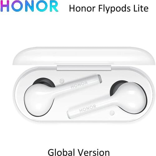 Honor Flypods Lite TWS Wireless Earphone Waterproof IP54 Double Tap Control Wireless Charge Earbuds