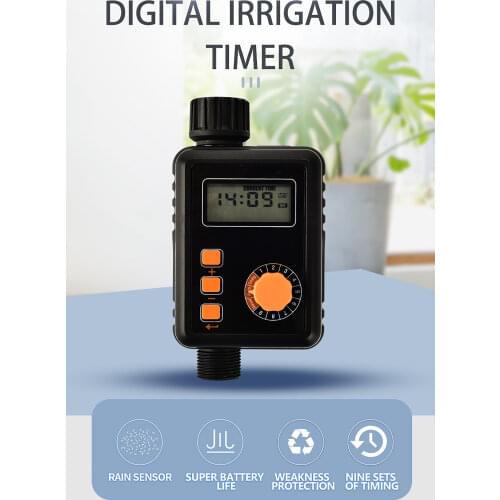 Garden Automatic LCD Display Digital Rain sensing rain self-closing Timer Electronic Watering Timer Irrigation Water Controller