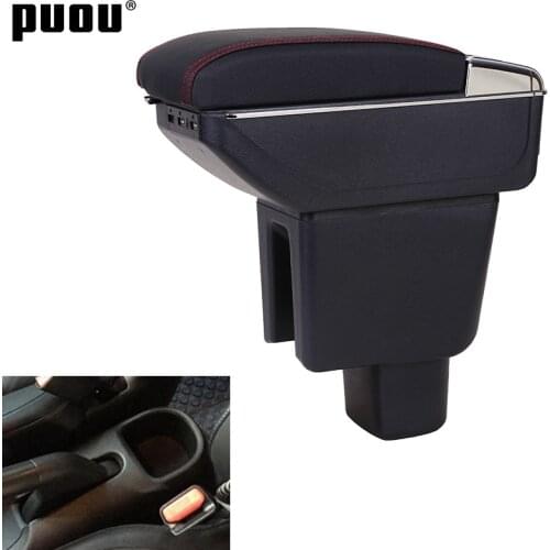 Armrest For Honda BRV honda mobilio BR-V armrest box central Store content Storage box with cup holder ashtray USB interface pro