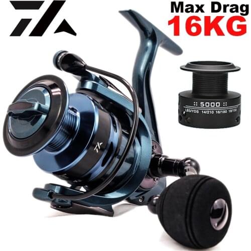 Double Spool Spinning Fishing Reel Metal Arm l Fishing Reels Saltwater Carp Feeder Baitcast Casting Reel