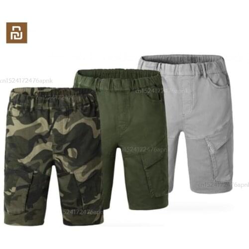 Xiaomi youpin overalls shorts men casual five-point jeans all-match denim shorts men