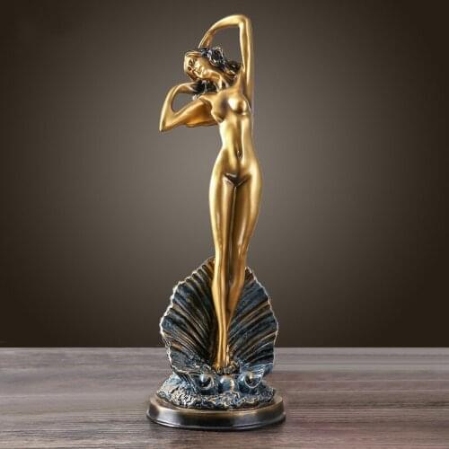 EUROPEAN MERMAID ORNAMENTS SEXY HUMAN BODY STATUE HOME DECORATION CREATIVE HOME LIVING ROOM DECORATION CRAFTS ORNAMENTS