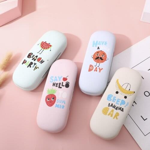 1 Pcs New Hard Large PU Glasses Box Frame Glasses Storage Box Student Boutique Daily Necessities Women Sunglasses Case